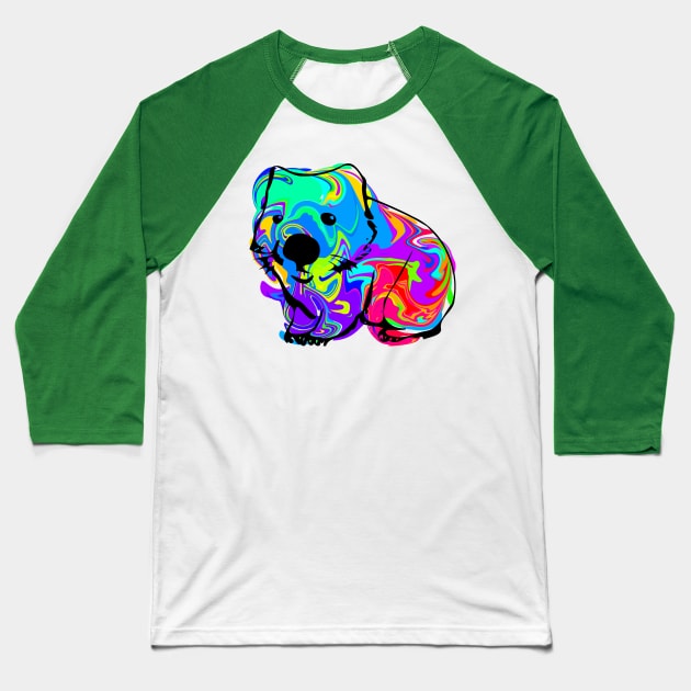 Wombat Baseball T-Shirt by Shrenk